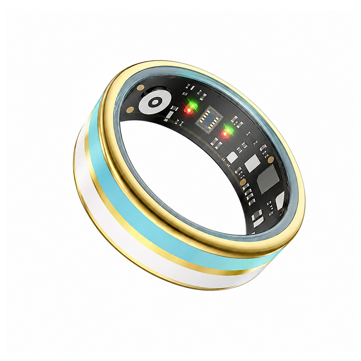 Mars Ring Health Tracker for Women & Men, Sleep Exercise Health Monitoring, Daily Tracking, iOS/Android Compatible, IP68 Waterproof, No Subscription Required, 5‑Day Battery Life