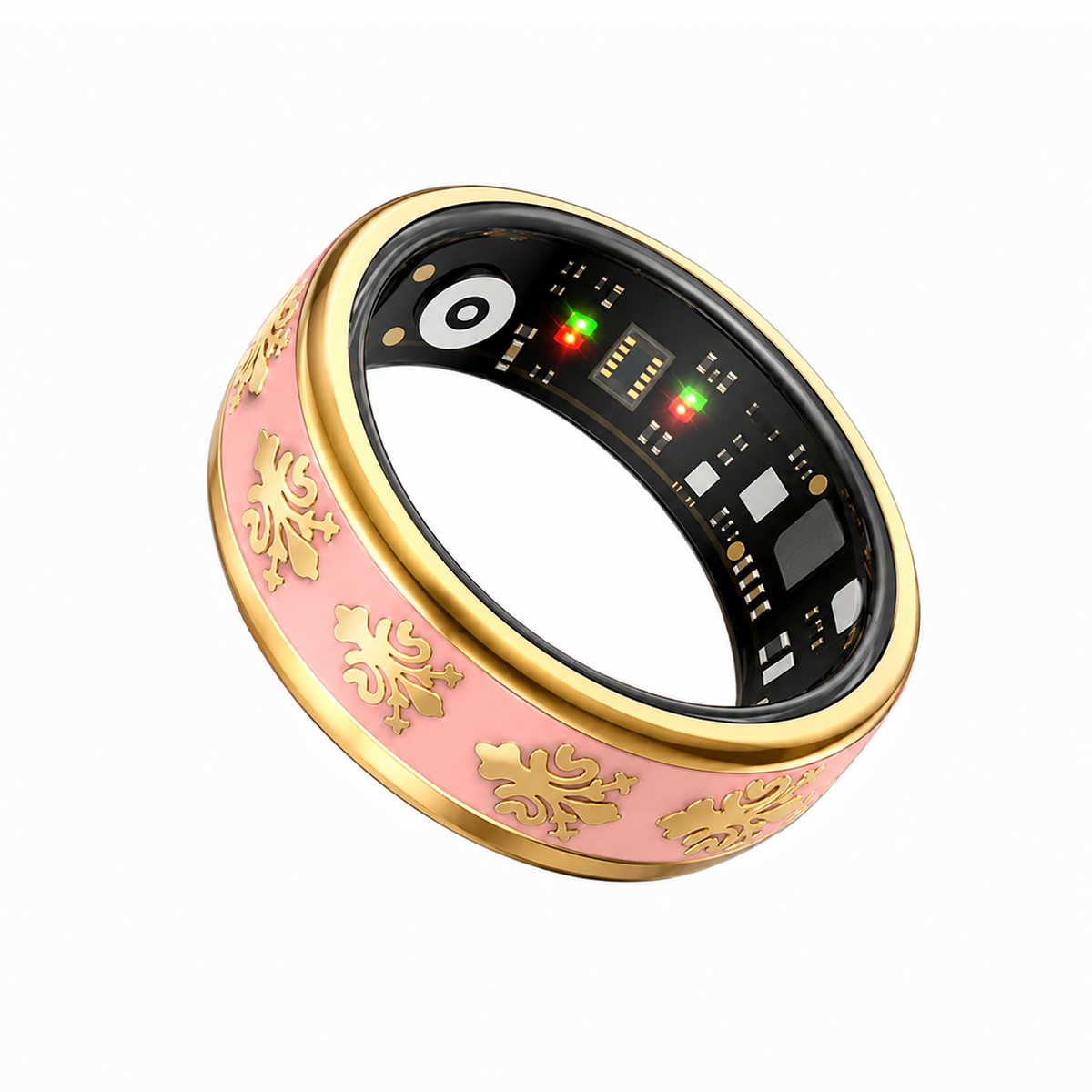 Mars Ring Health Tracker for Women & Men, Sleep Exercise Health Monitoring, Daily Tracking, iOS/Android Compatible, IP68 Waterproof, No Subscription Required, 5‑Day Battery Life