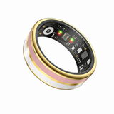 Mars Ring Health Tracker for Women & Men, Sleep Exercise Health Monitoring, Daily Tracking, iOS/Android Compatible, IP68 Waterproof, No Subscription Required, 5‑Day Battery Life