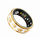 Mars Ring Health Tracker for Women & Men, Sleep Exercise Health Monitoring, Daily Tracking, iOS/Android Compatible, IP68 Waterproof, No Subscription Required, 5‑Day Battery Life