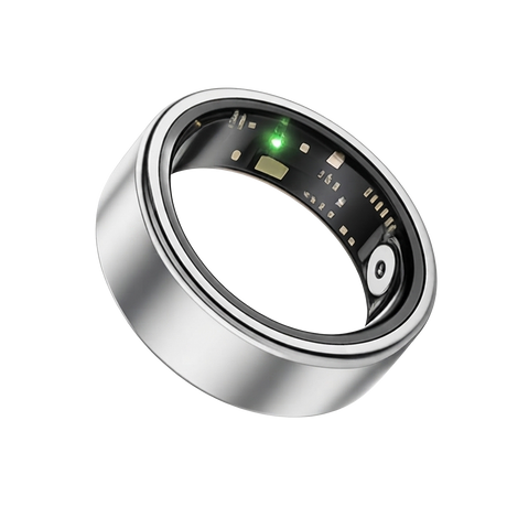 Mars Ring Health Tracker for Women & Men, Sleep Exercise Health Monitoring, Daily Tracking, iOS/Android Compatible, IP68 Waterproof, No Subscription Required, 5‑Day Battery Life