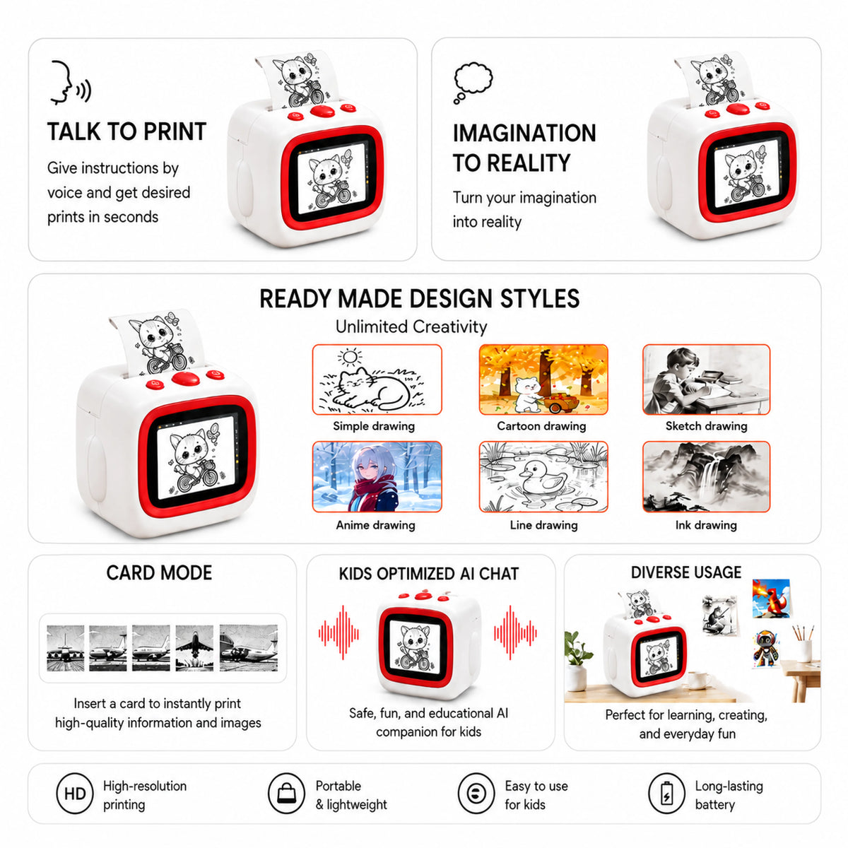 Smart Printer For Kids