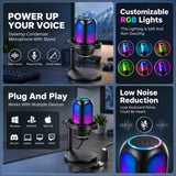 Desktop Condenser Microphone with Stand