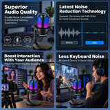 Desktop Condenser Microphone with Stand