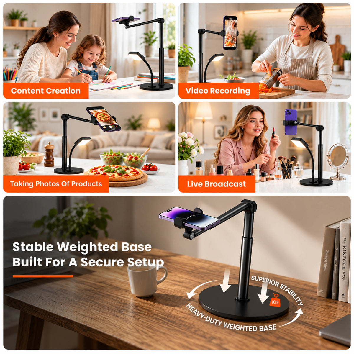 Overhead Phone Stand
