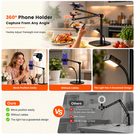 Overhead Phone Stand