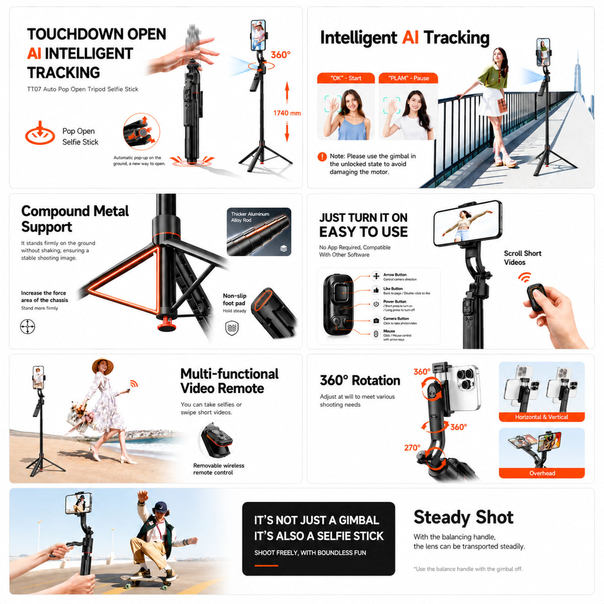 Ai Intelligent Smart Mobile Tripod